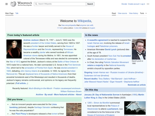 datahoard/wikipedia_Main_Page_20250120 screenshot