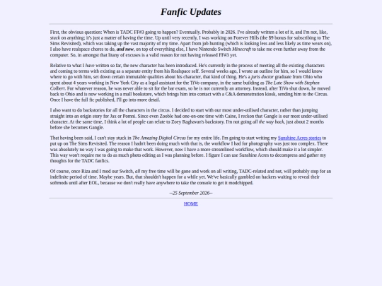 fanficupdate screenshot