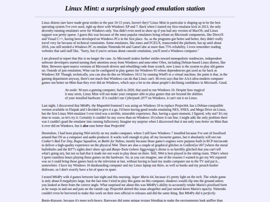 linuxgaming screenshot