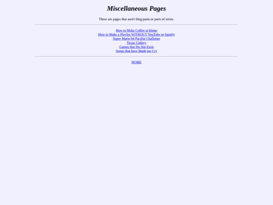 miscpages screenshot