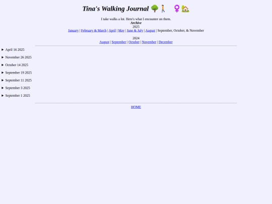 noindex/walkjournal screenshot