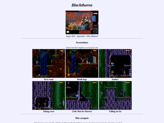 shrines/gamelog/blackthorne screenshot