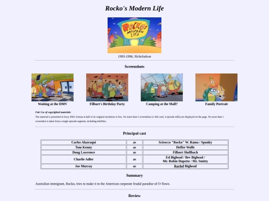 shrines/videolog/rocko screenshot