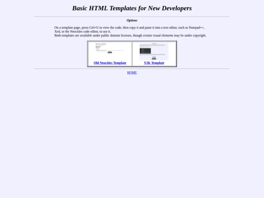 templates screenshot