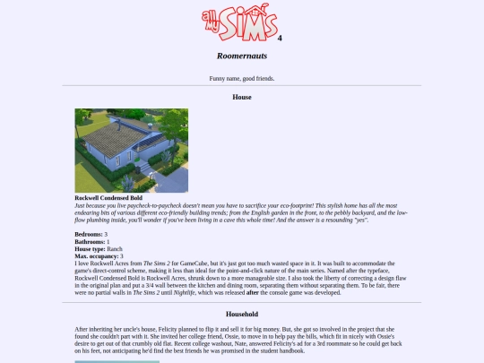 thesims/allmyts4/roomies screenshot
