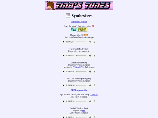 tinatunes_synth screenshot