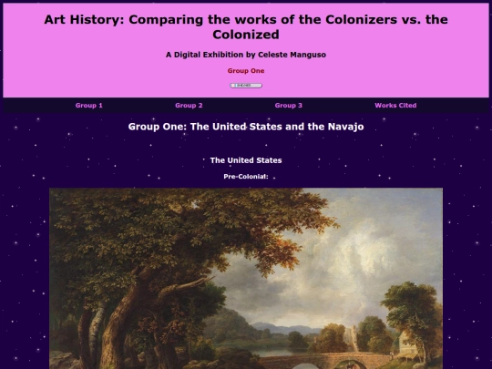 Pages/school/art-history screenshot