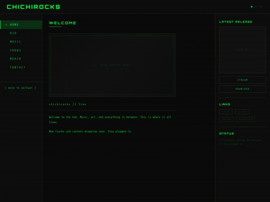 homepage screenshot