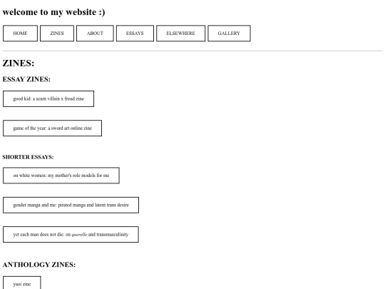 zines screenshot
