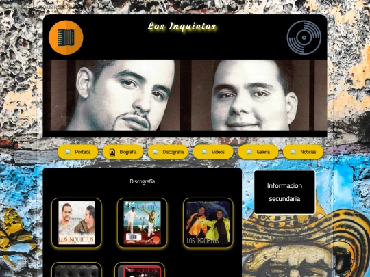 Practica2/discografia screenshot