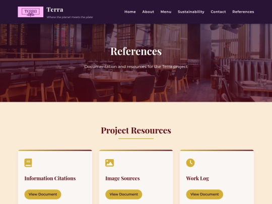 references screenshot