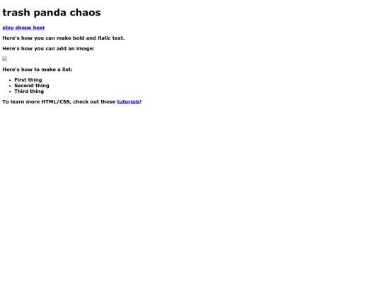 index screenshot