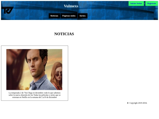 Pagina Principal screenshot