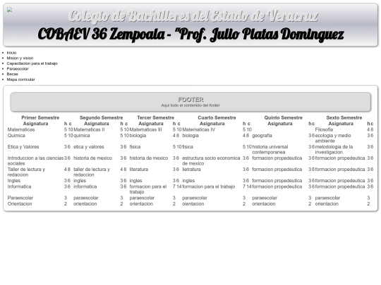 mapa corricular screenshot