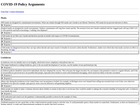 arguments screenshot