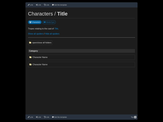 TVTropes/characters screenshot