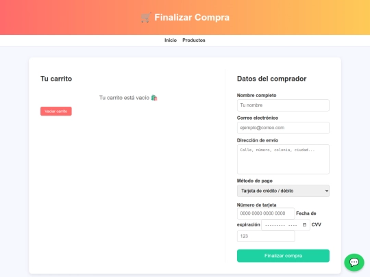 checkout screenshot
