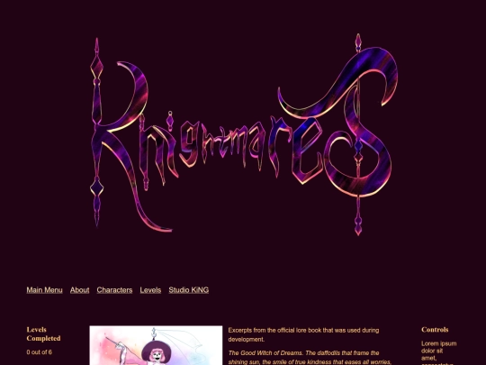 knightmares/characters/dreama screenshot