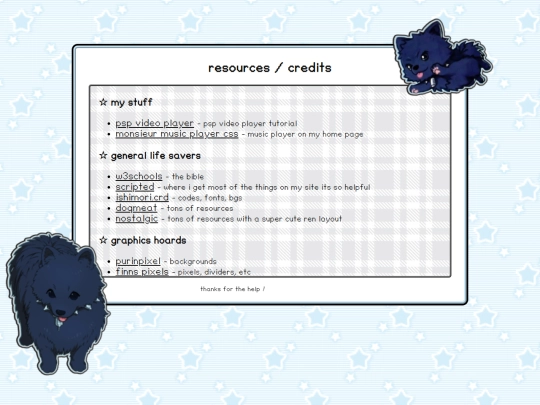 resources screenshot