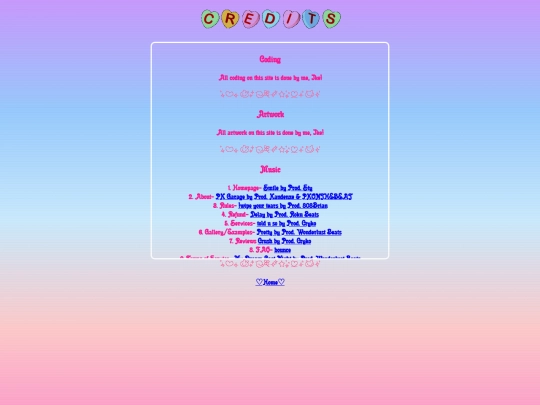 credits screenshot