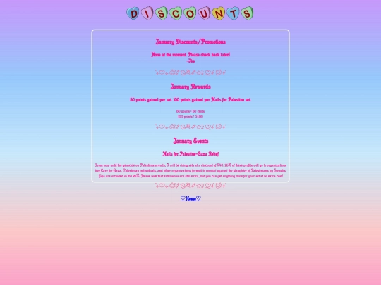 discounts screenshot