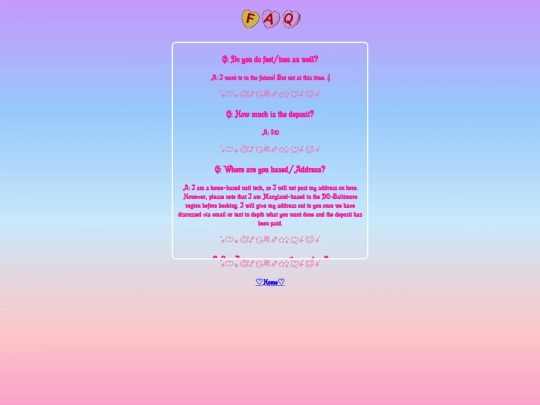 faq screenshot