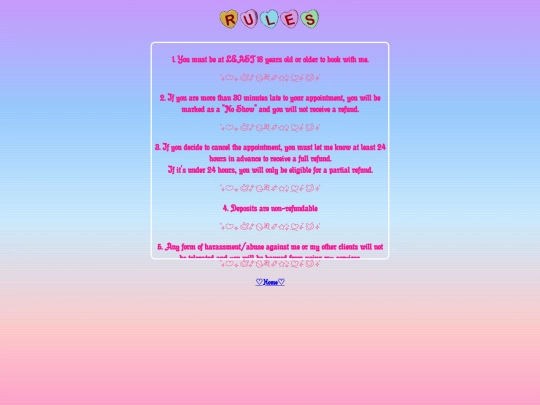 rules screenshot