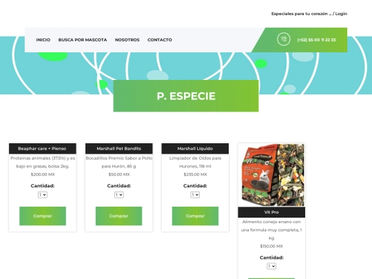 especie screenshot