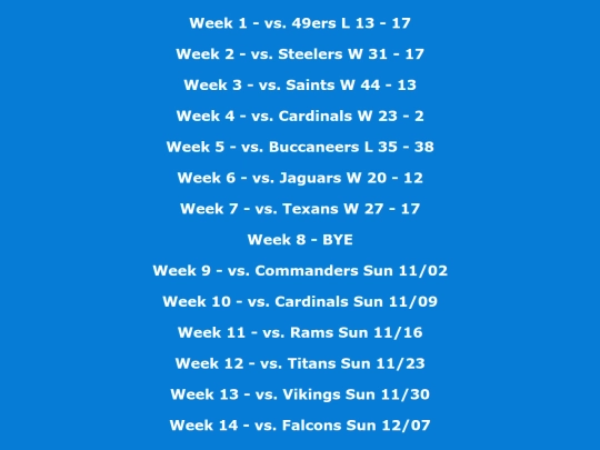 schedule screenshot