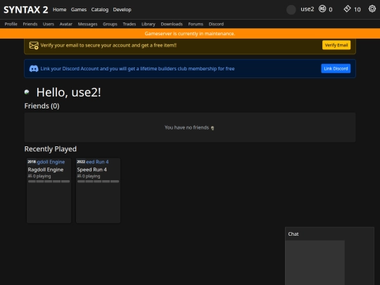 home screenshot