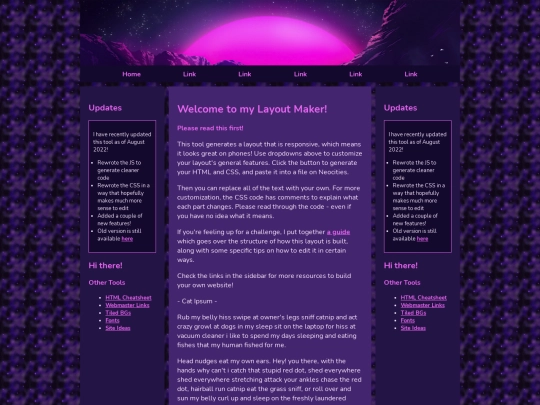 homepage screenshot