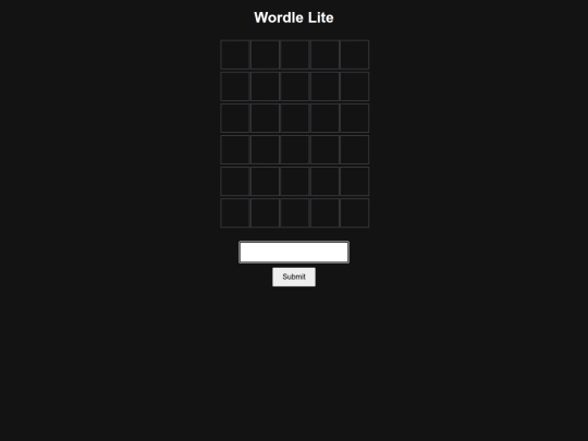 wordle screenshot