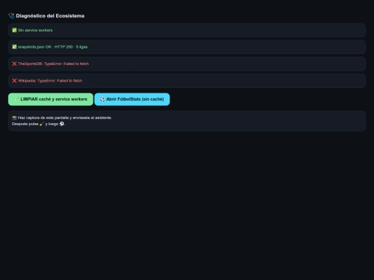 diagnostico screenshot
