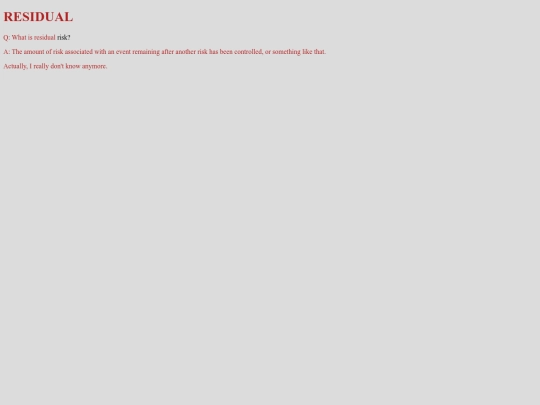 residual screenshot