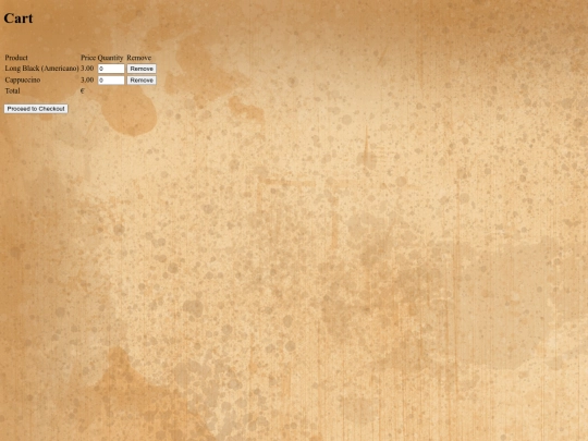 cart screenshot
