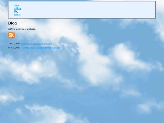 blog screenshot