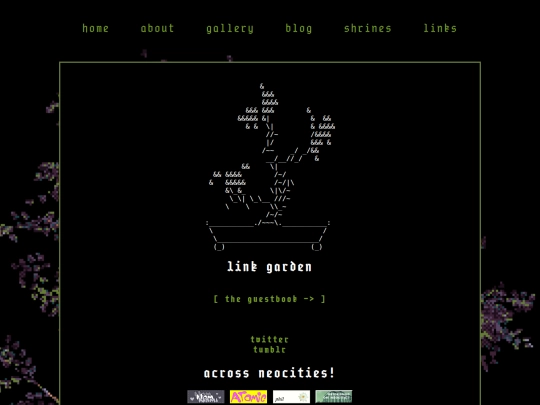 links screenshot