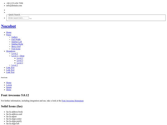 Assignment/font-icons screenshot