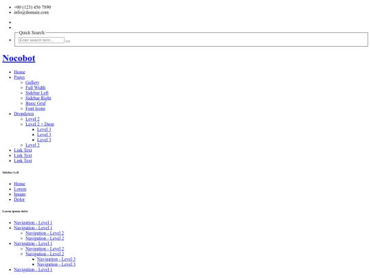 Assignment/sidebar-left screenshot
