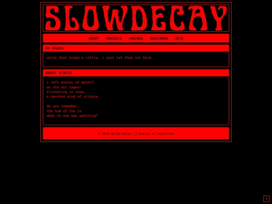 poetry screenshot
