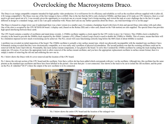overclock/draco screenshot