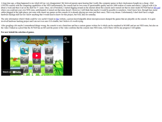 projects/ideas/lexibook-JG7410 screenshot