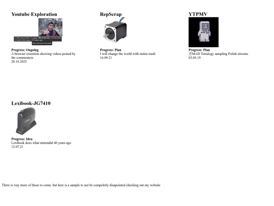 projects screenshot
