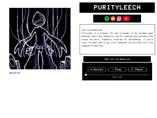 iframe/artists/purityleech screenshot