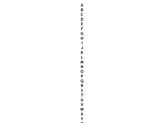alphabet screenshot