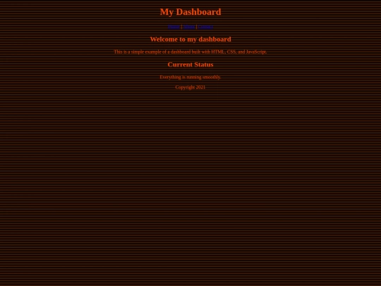 dashboard screenshot
