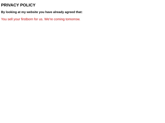policy screenshot