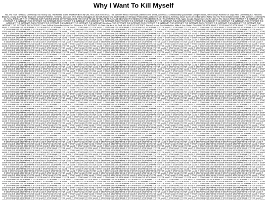 whyiwanttokillmyself screenshot