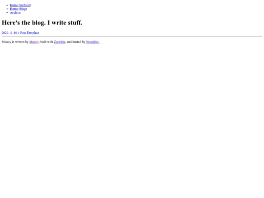 blog screenshot