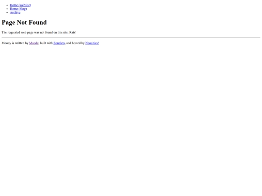 blog/not_found screenshot